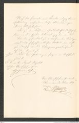 k.k. naturhistorisches Hofmuseum, Intendanzakten 1885-1896 (Hauer), Aktenzahl Z.352.a/1889, Seite 2